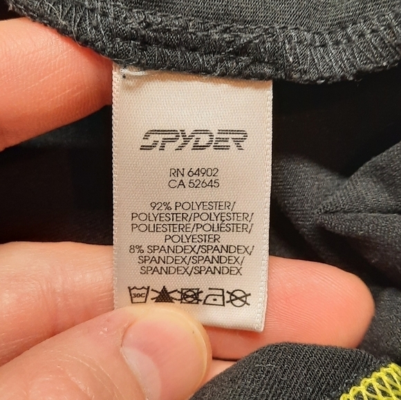 Spyder Men's Quarter Zip Lightweight Pullover Medium - Picture 7 of 7
